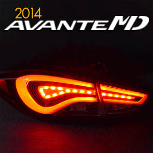 [ Elantra 2014(The New Avante) auto parts ] Elantra 2014(The New Avante) LED Tail Lamp Illuminate Brake Modules Kit